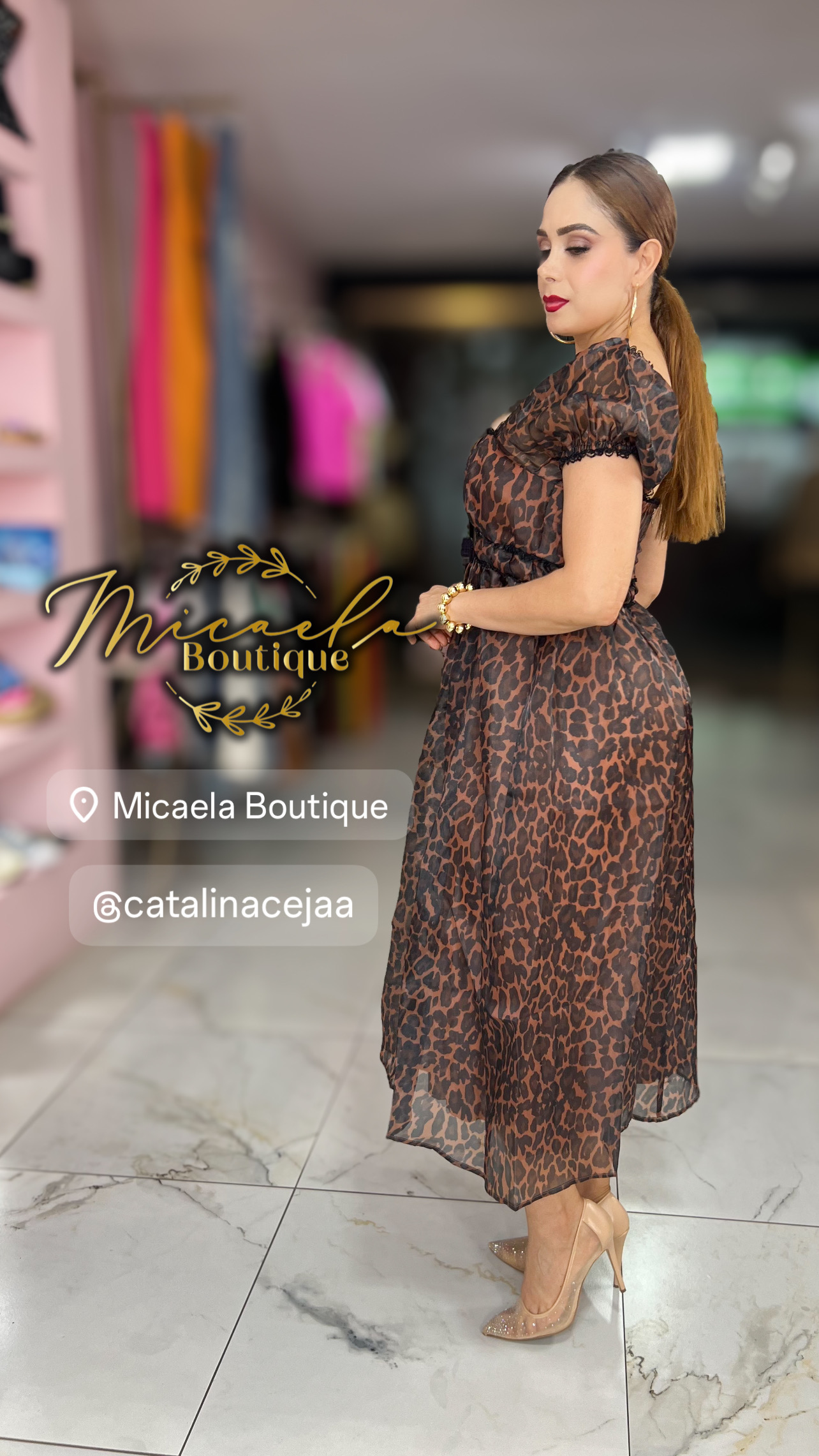 Vestido Animal Print